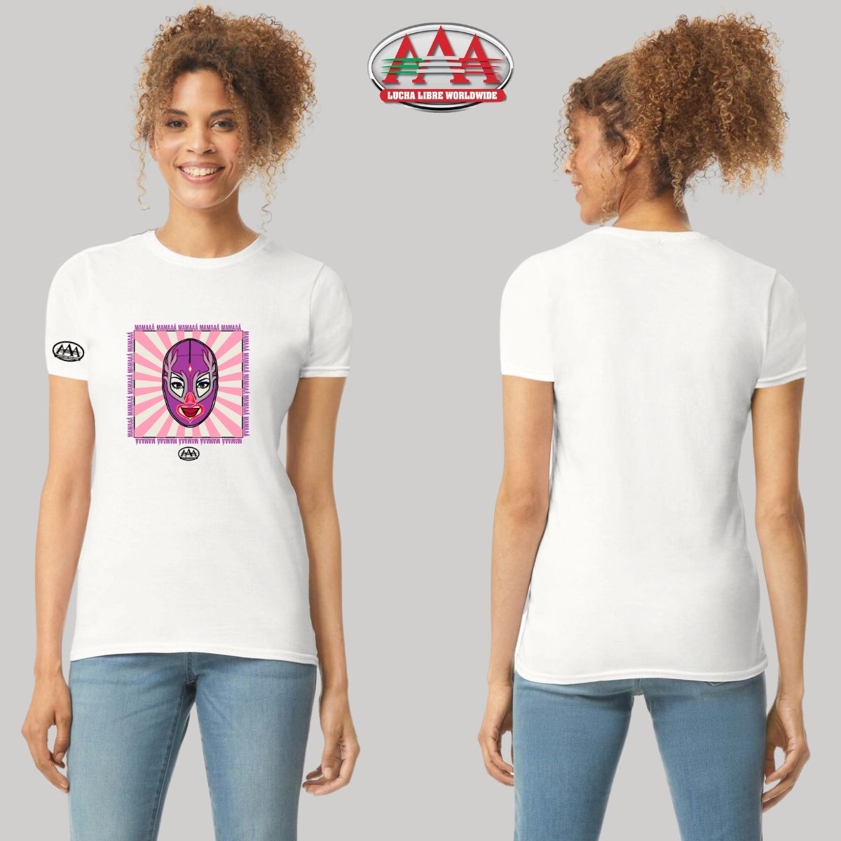 Jersey Playera Lucha Libre AAA Mujer Mamá Lucha Libre