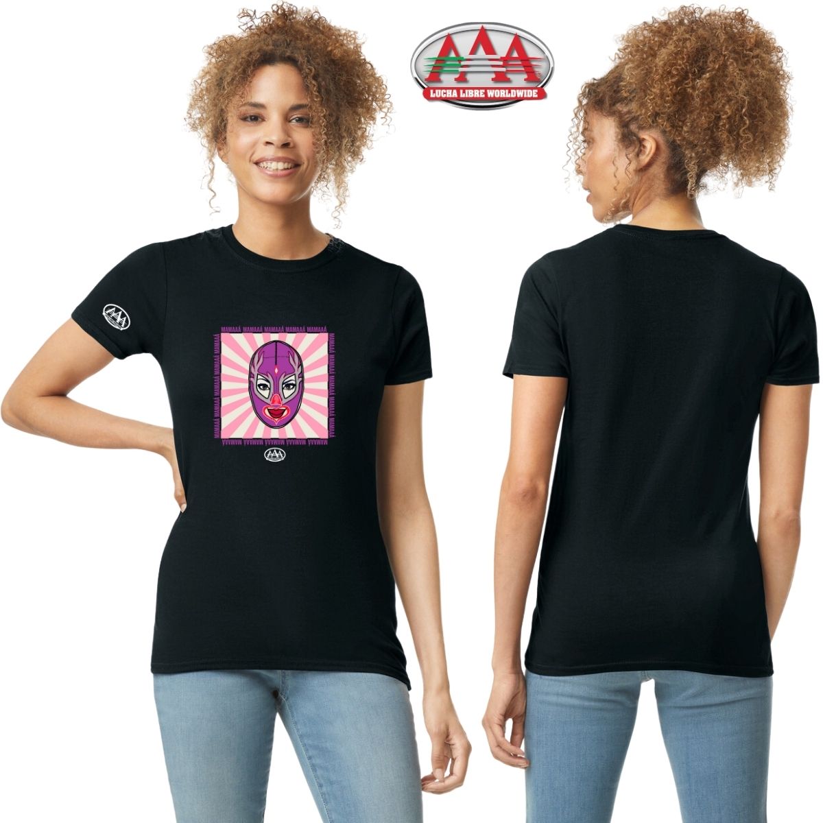 Jersey Playera Lucha Libre AAA Mujer Mamá Lucha Libre