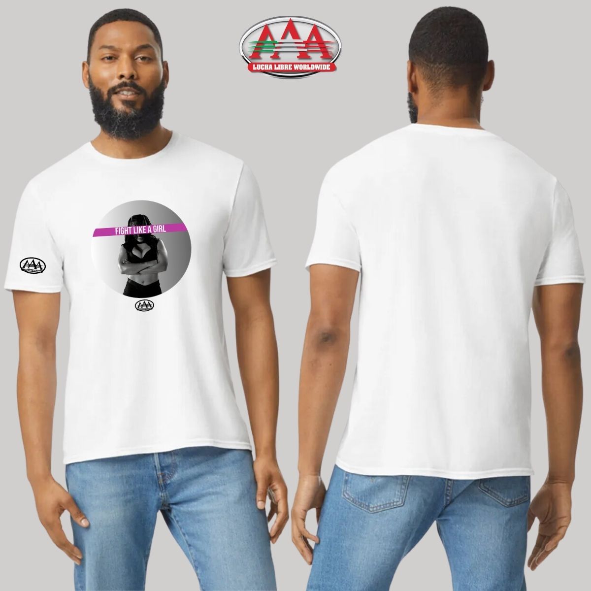 Playera Deportiva Hombre Lucha Libre AAA Luchadora La Hiedra