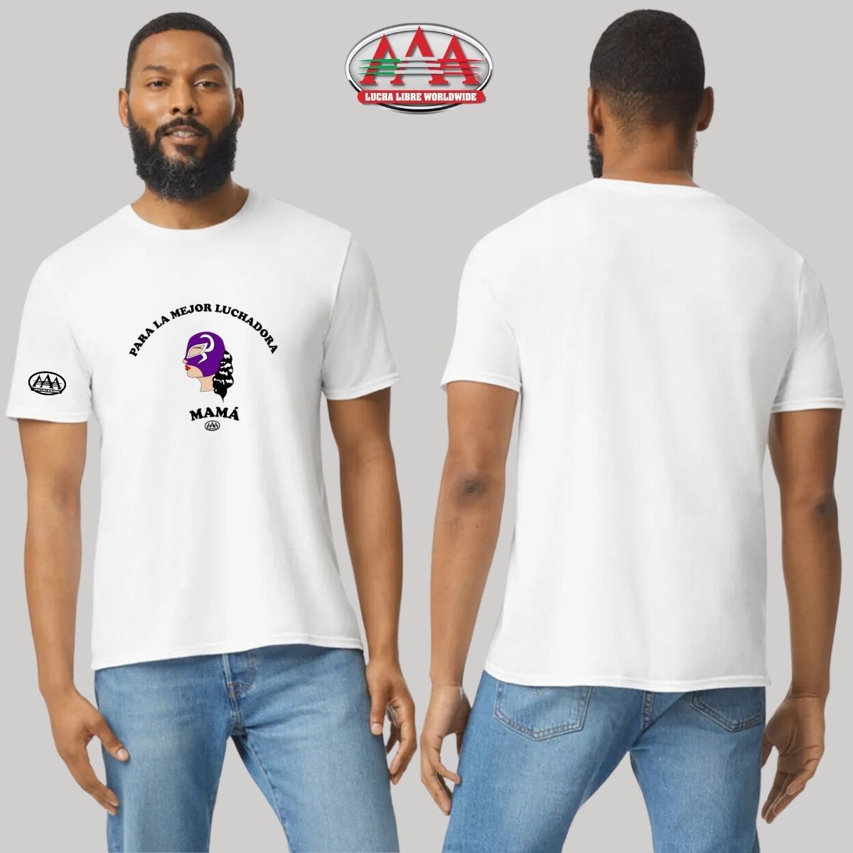 Jersey Playera Lucha Libre AAA Hombre Mamá Luchadora