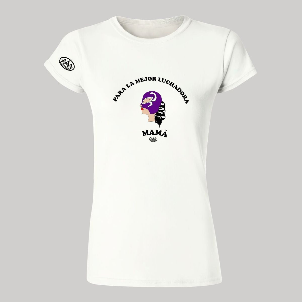 Playera Deportiva Mujer Lucha Libre AAA Mamá Luchadora