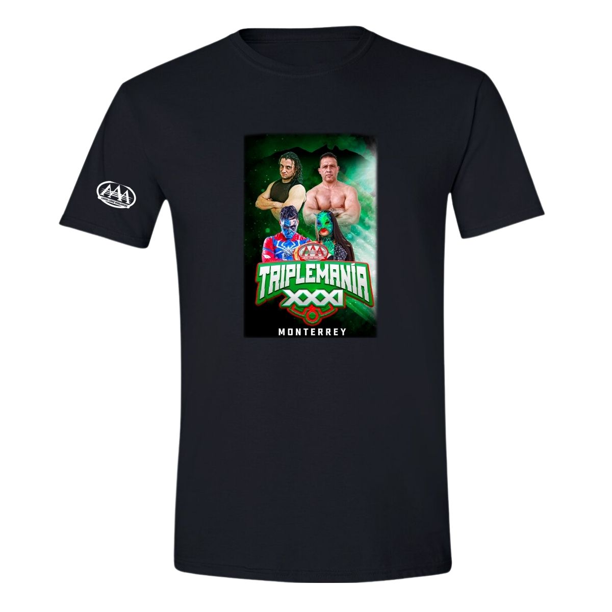 Playera Deportiva Hombre Lucha Libre AAA Triplemanía Mty 31