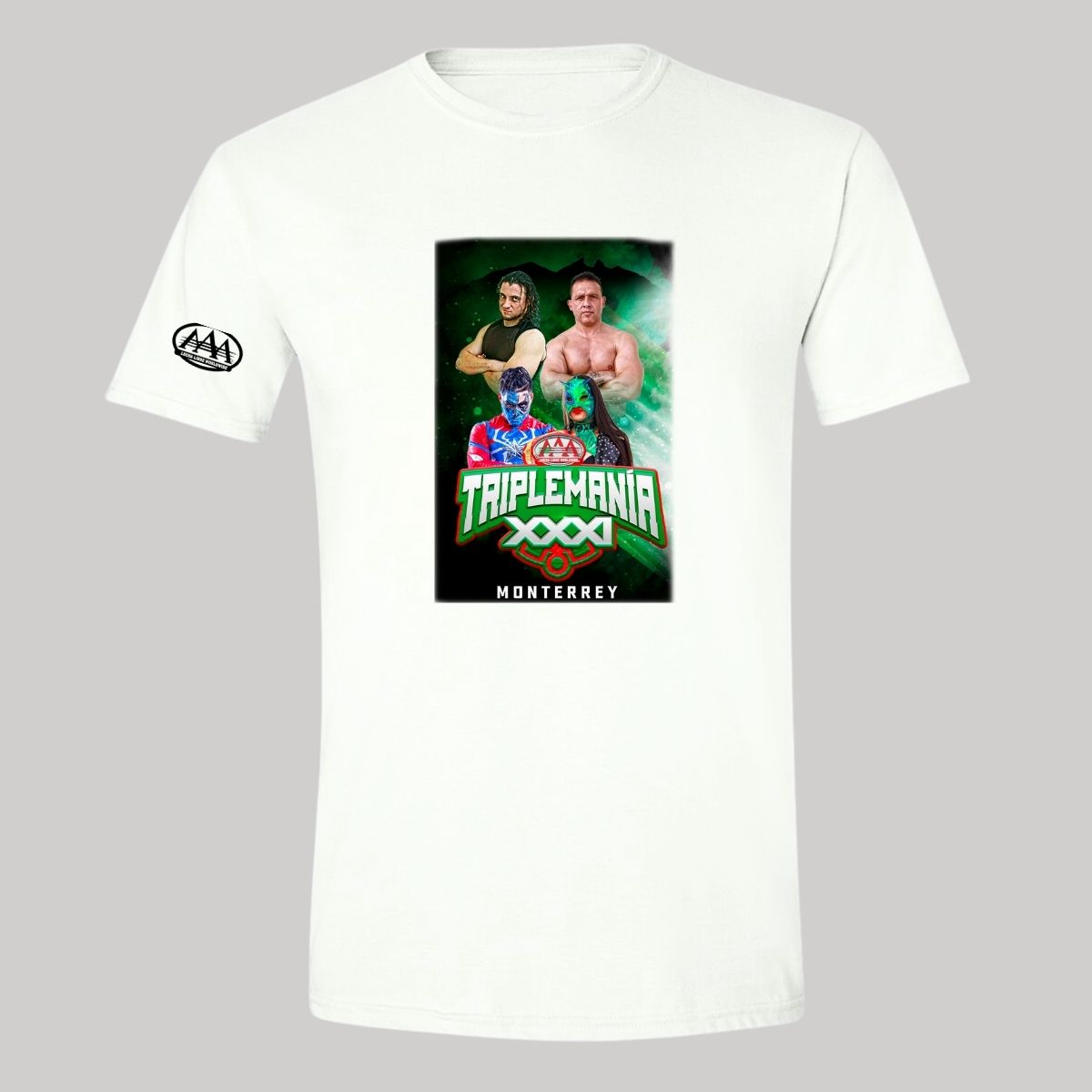 Playera Deportiva Hombre Lucha Libre AAA Triplemanía Mty 31