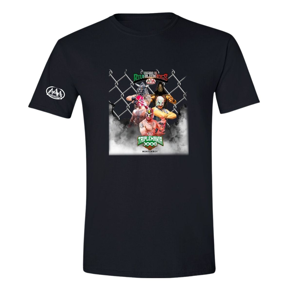 Playera Deportiva Hombre Lucha Libre Triplemanía 31 Mty AAA