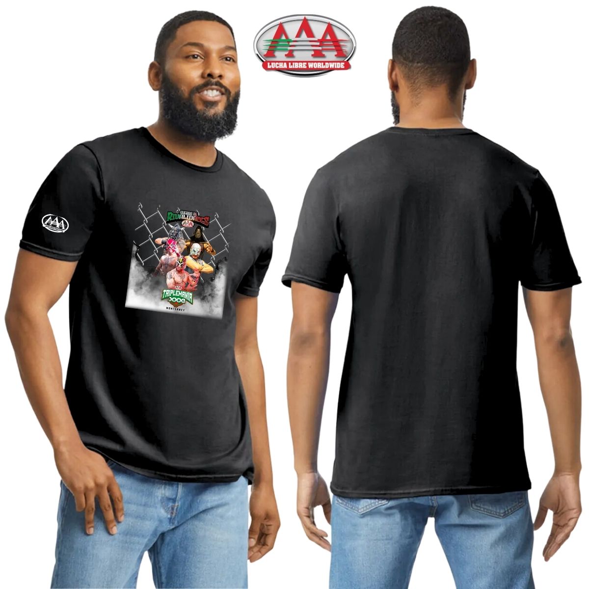 Jersey Playera Lucha Libre AAA Hombre Mty Triplemanía 31