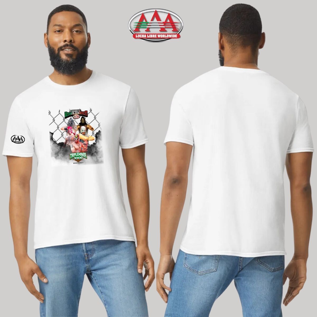 Jersey Playera Lucha Libre AAA Hombre Mty Triplemanía 31