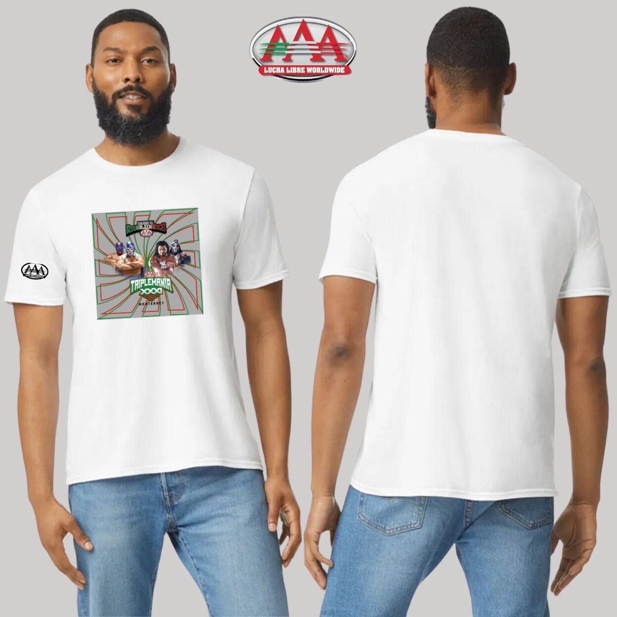 Playera Deportiva Hombre Lucha Libre Mty Triplemanía 31 AAA