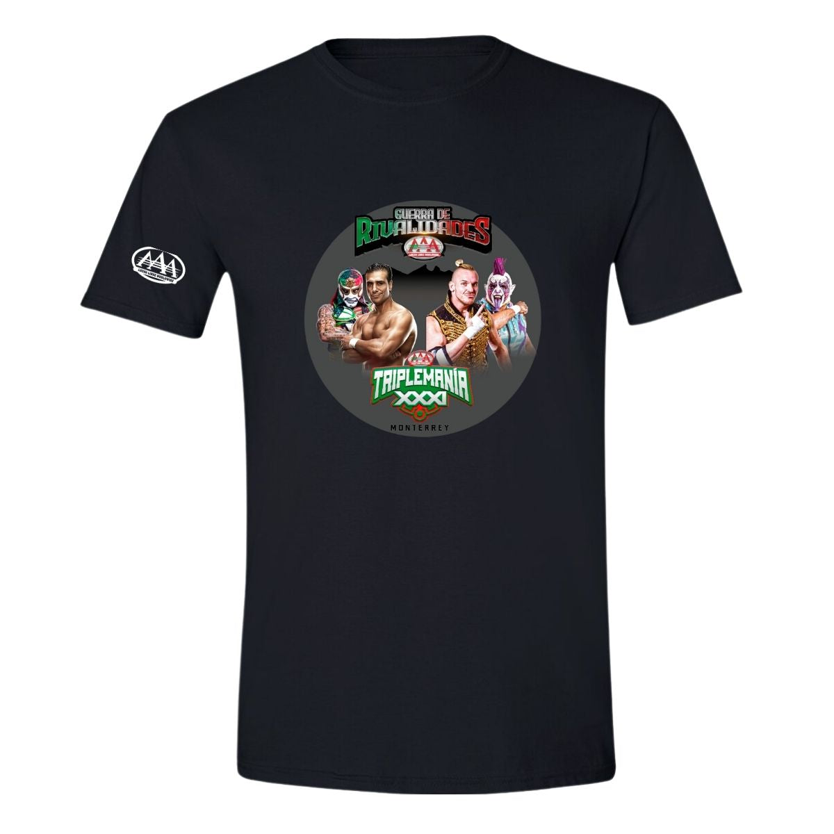 Playera Deportiva Hombre Lucha Libre AAA Triplemanía Guerra