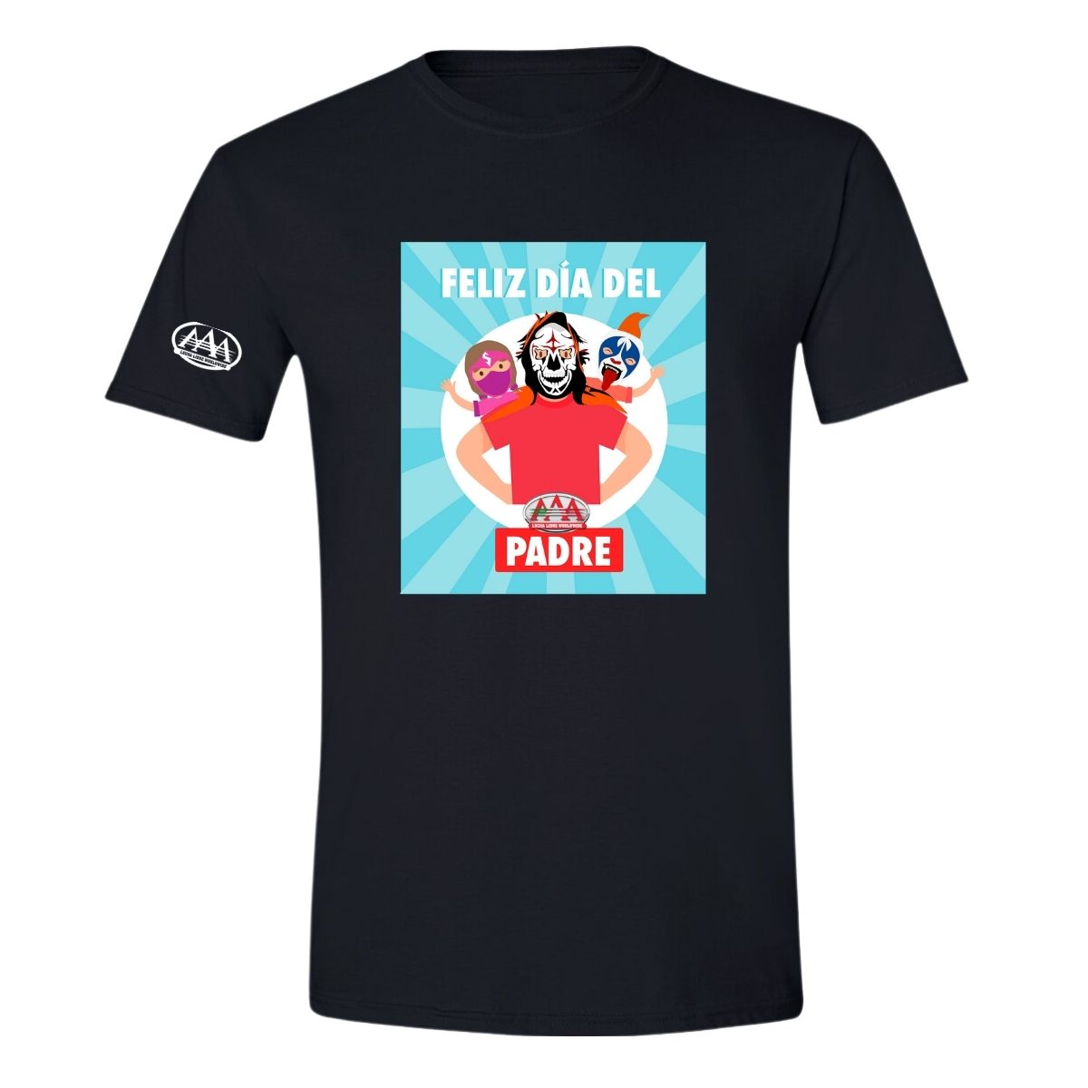 Playera Hombre Lucha Libre AAA Día del Padre Papá