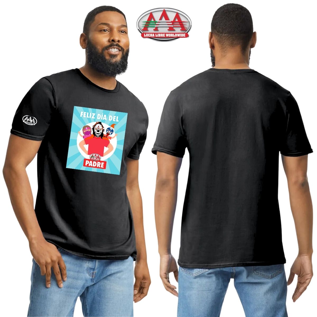 Jersey Playera Lucha Libre AAA Hombre Día del Padre Papá