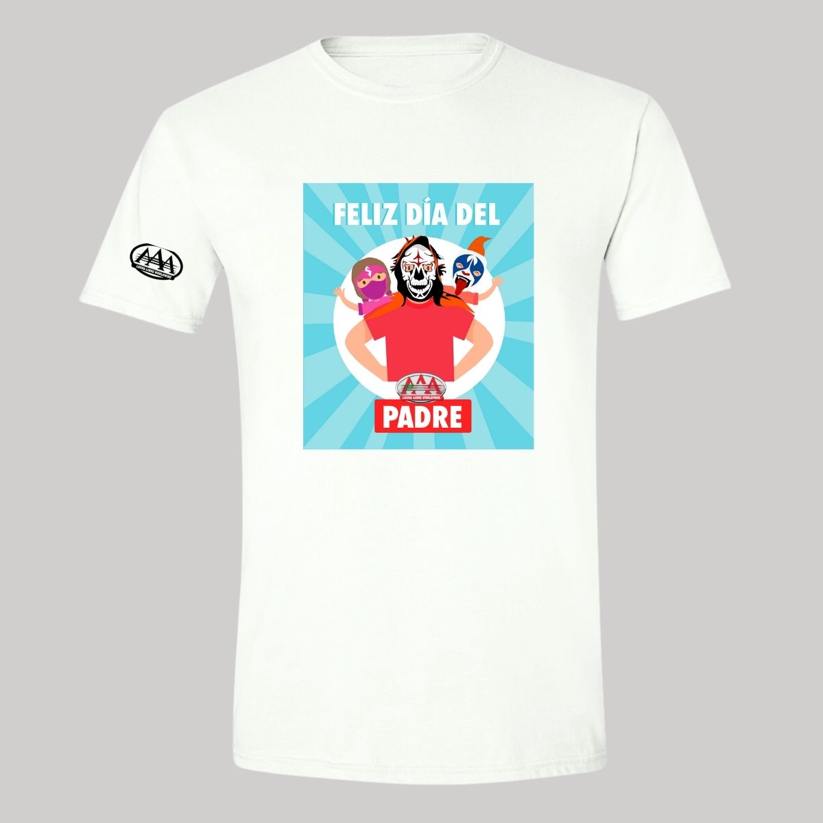 Playera Deportiva Hombre Lucha Libre AAA Día del Padre Papá