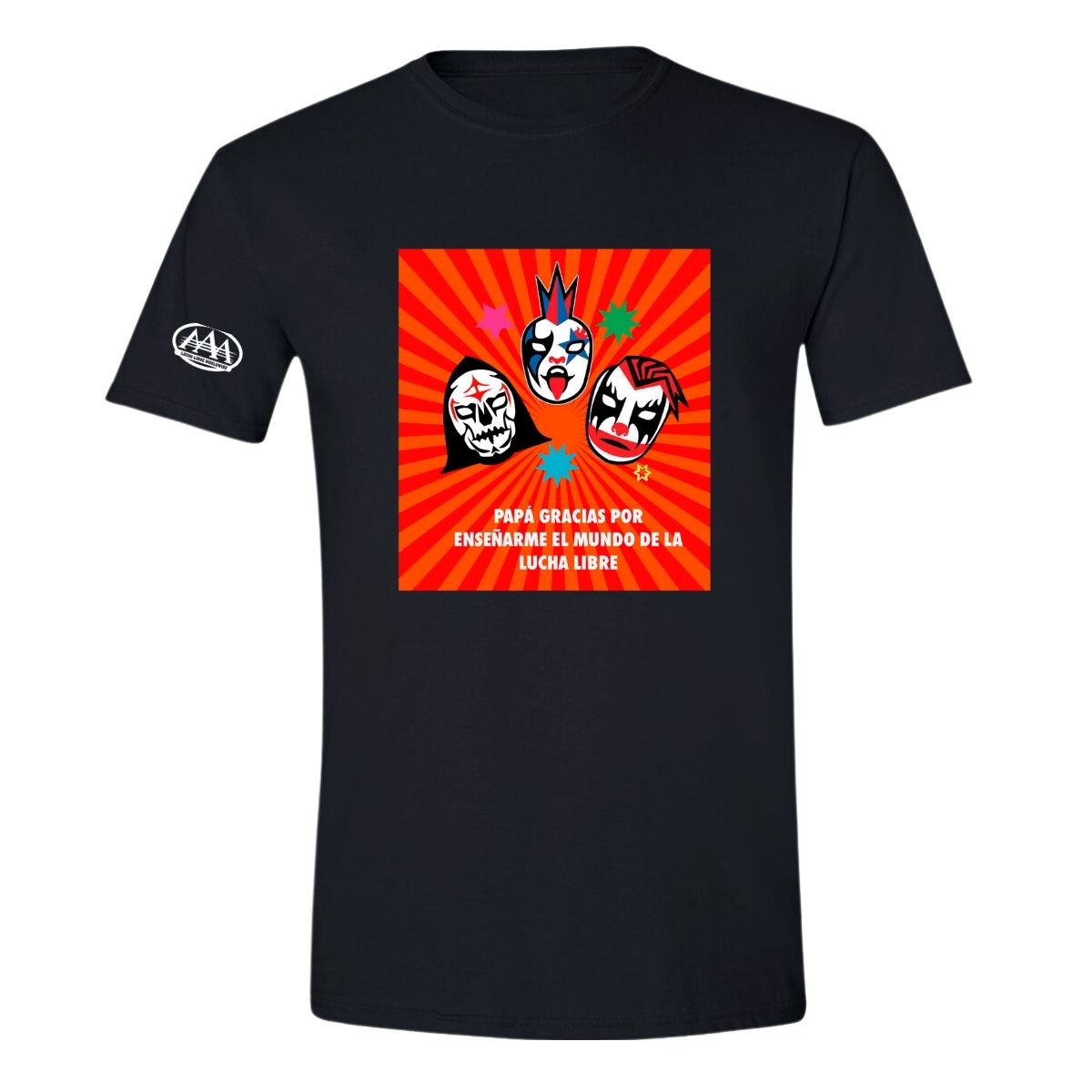 Playera Deportiva Hombre Lucha Libre AAA Día Padre Gracias