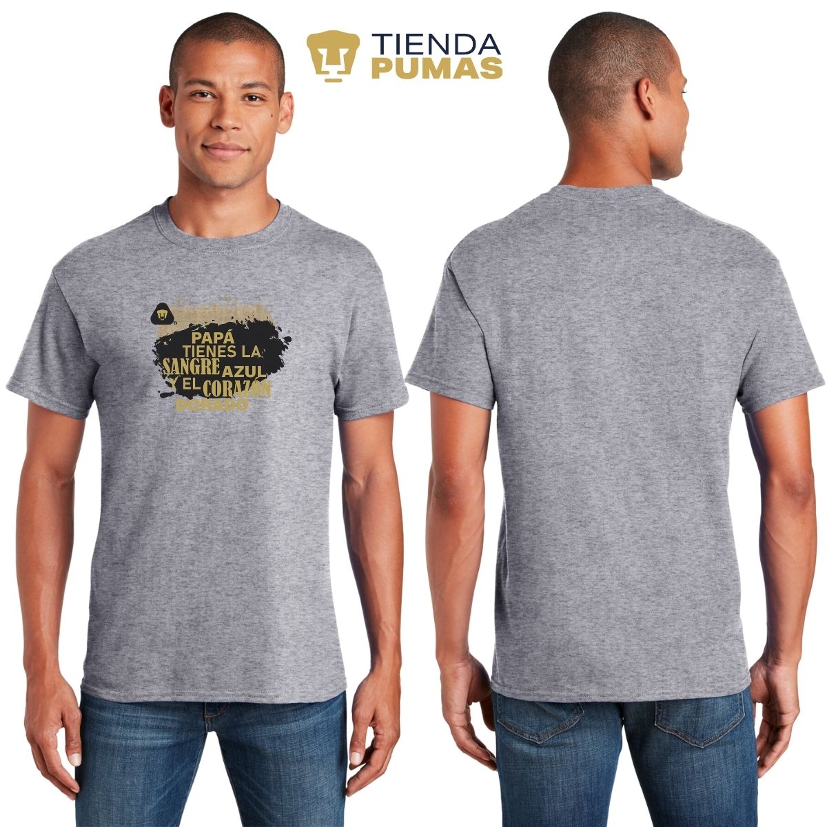 Playera Hombre Pumas UNAM Papá sangre azul