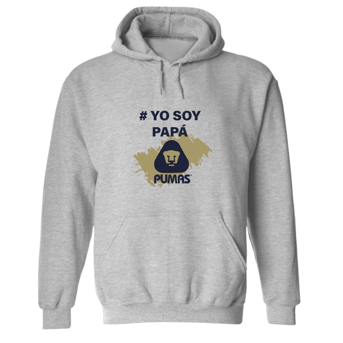 Sudadera Hombre Hoodie  Pumas UNAM Yo soy papá Pumas