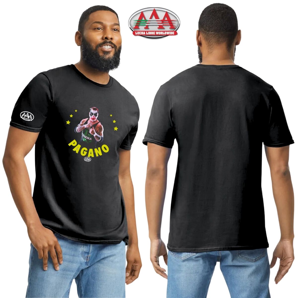 Playera Hombre Lucha Libre AAA Pagano