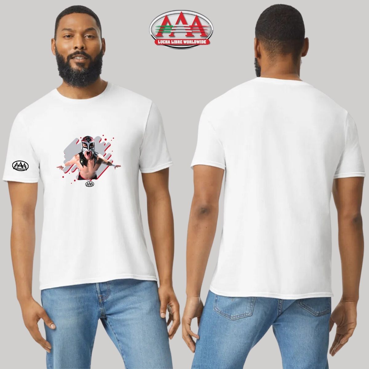 Playera Hombre Lucha Libre AAA Octagón Jr