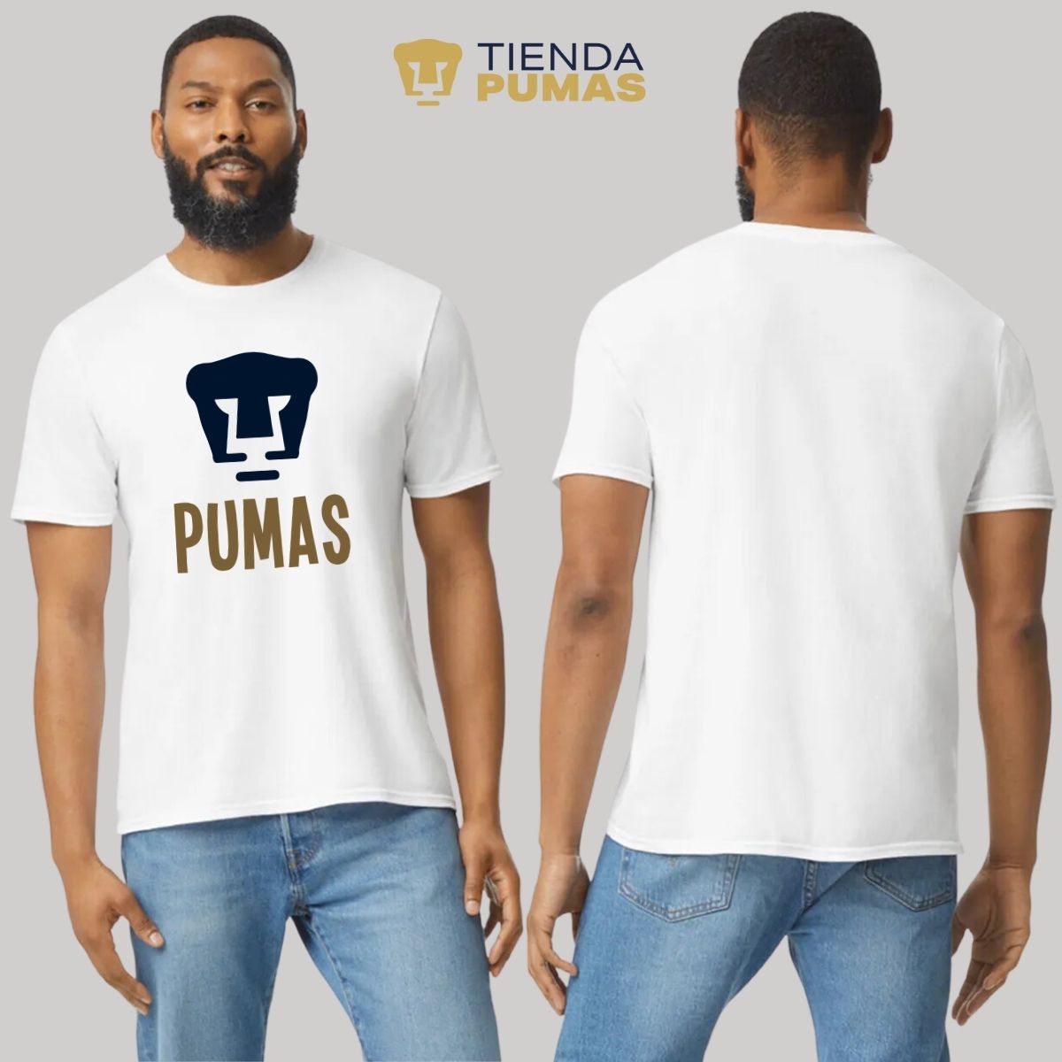 Playera Hombre Pumas UNAM Pumas Logo