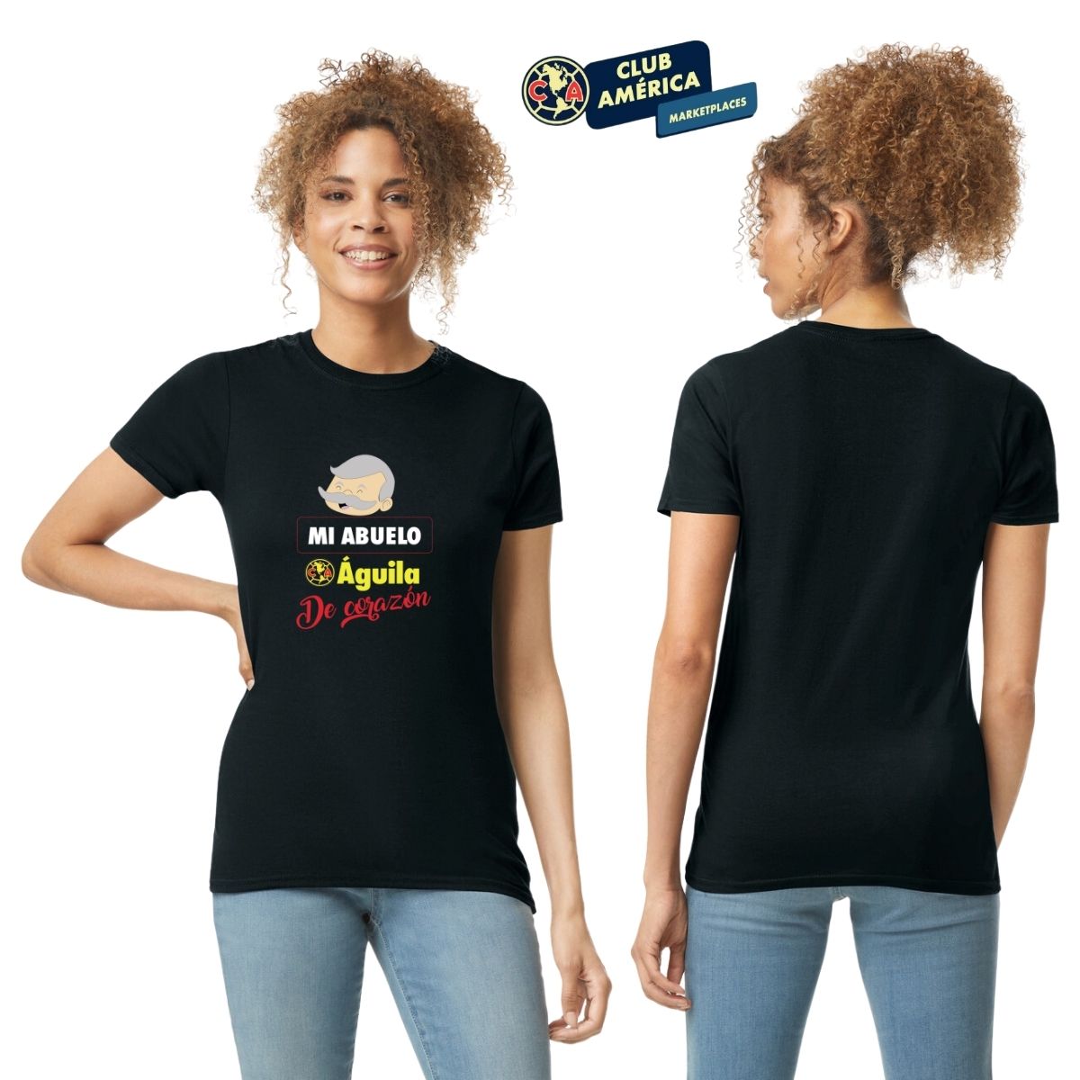 Playera Mujer América Abuelos Águila