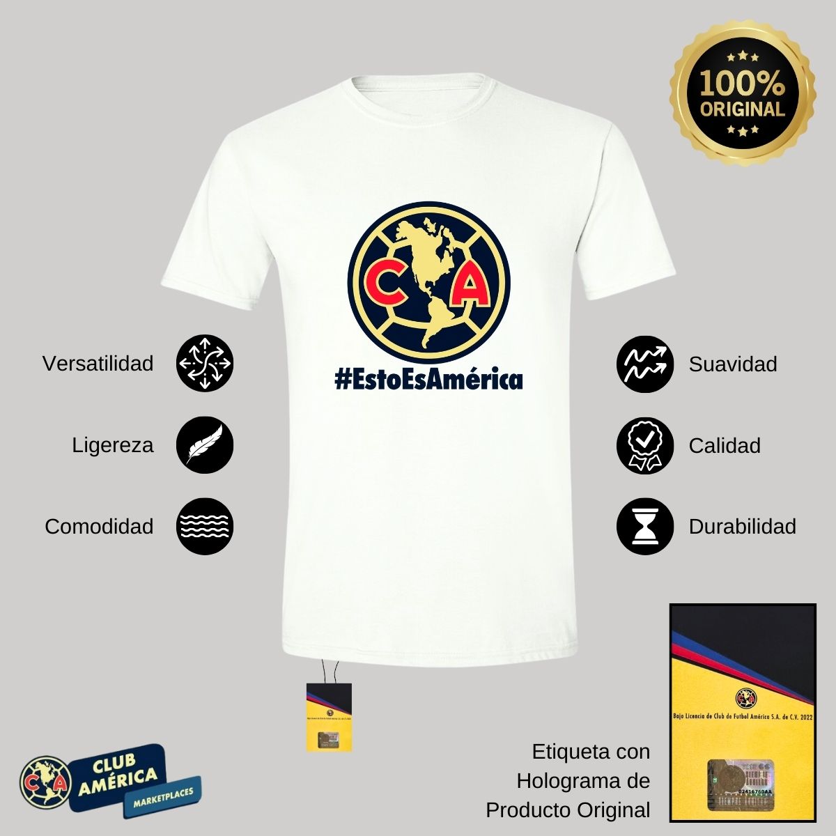 Playera Hombre América Esto es América