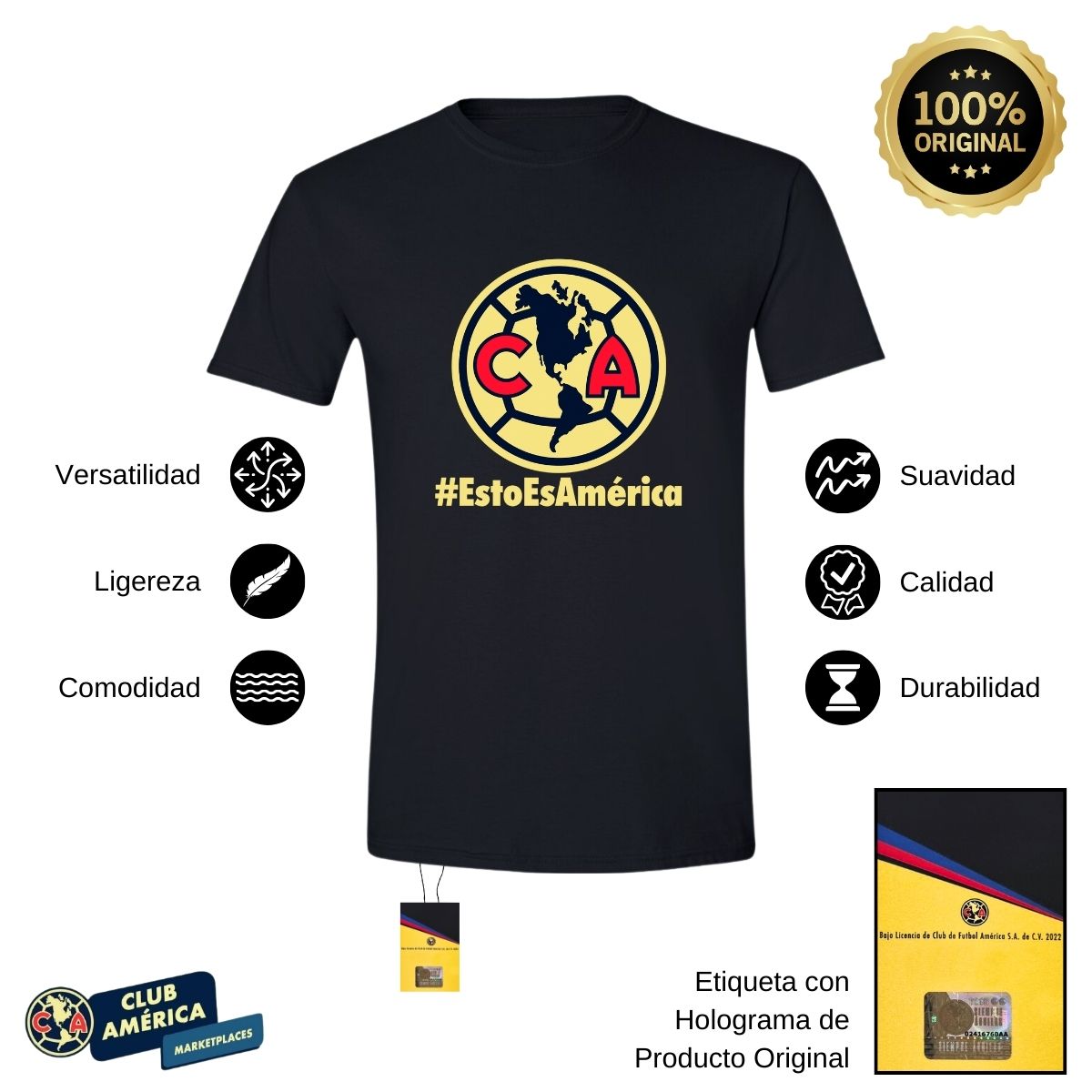 Playera Hombre América Esto es América