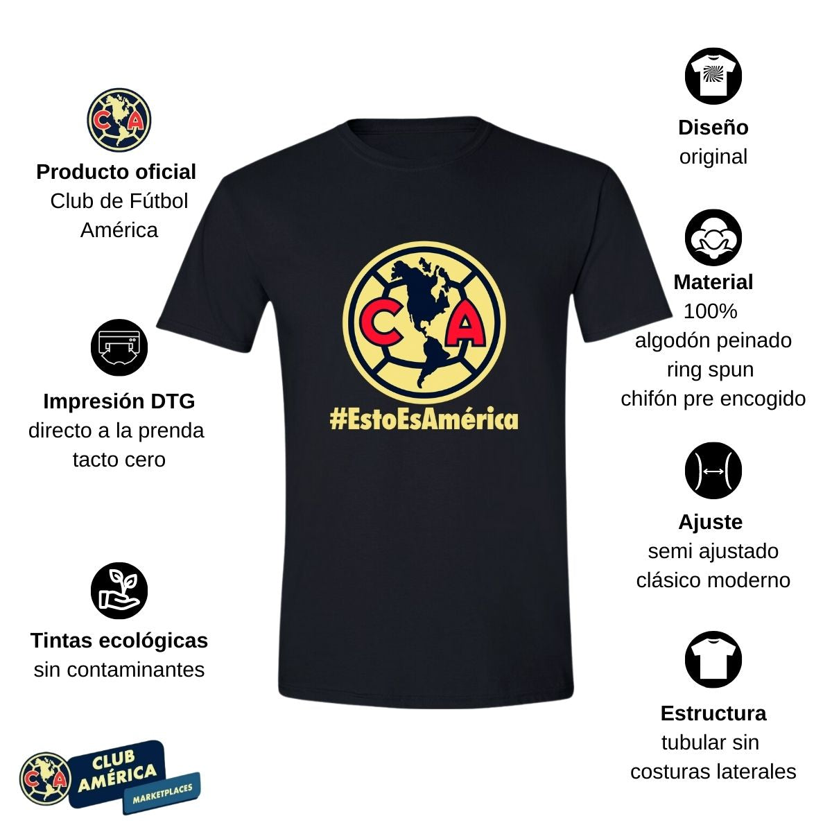 Playera Hombre América Esto es América