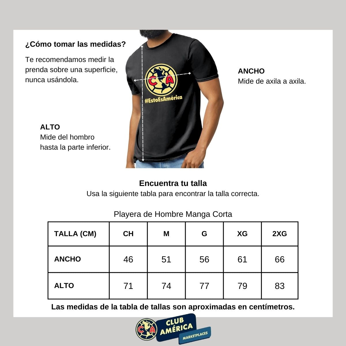 Playera Hombre América Esto es América