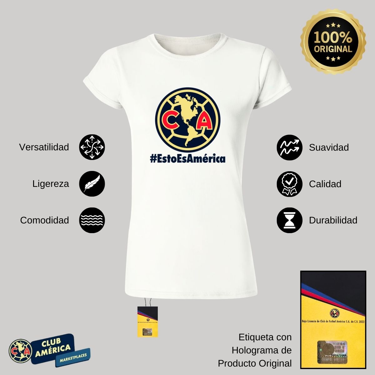 Playera Mujer América Esto es América