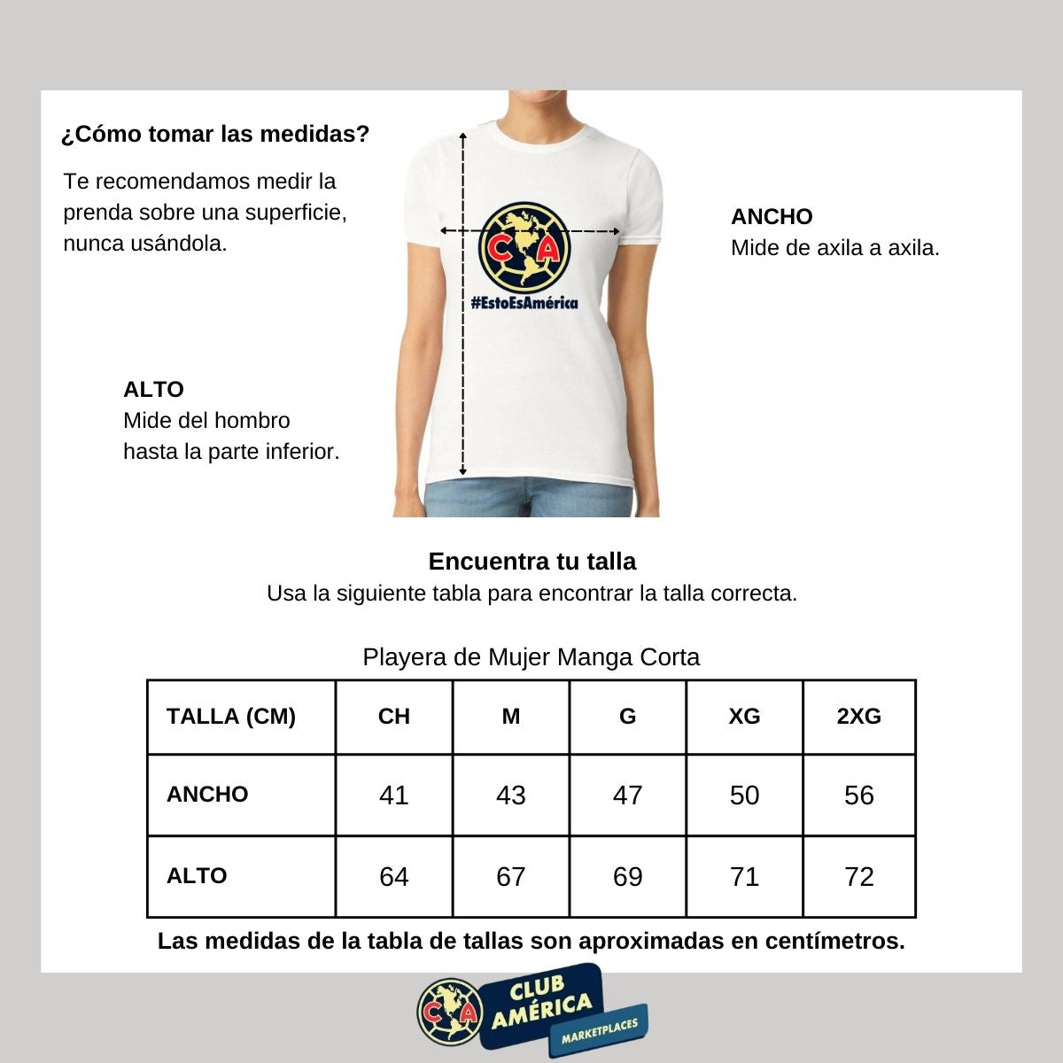 Playera Mujer América Esto es América