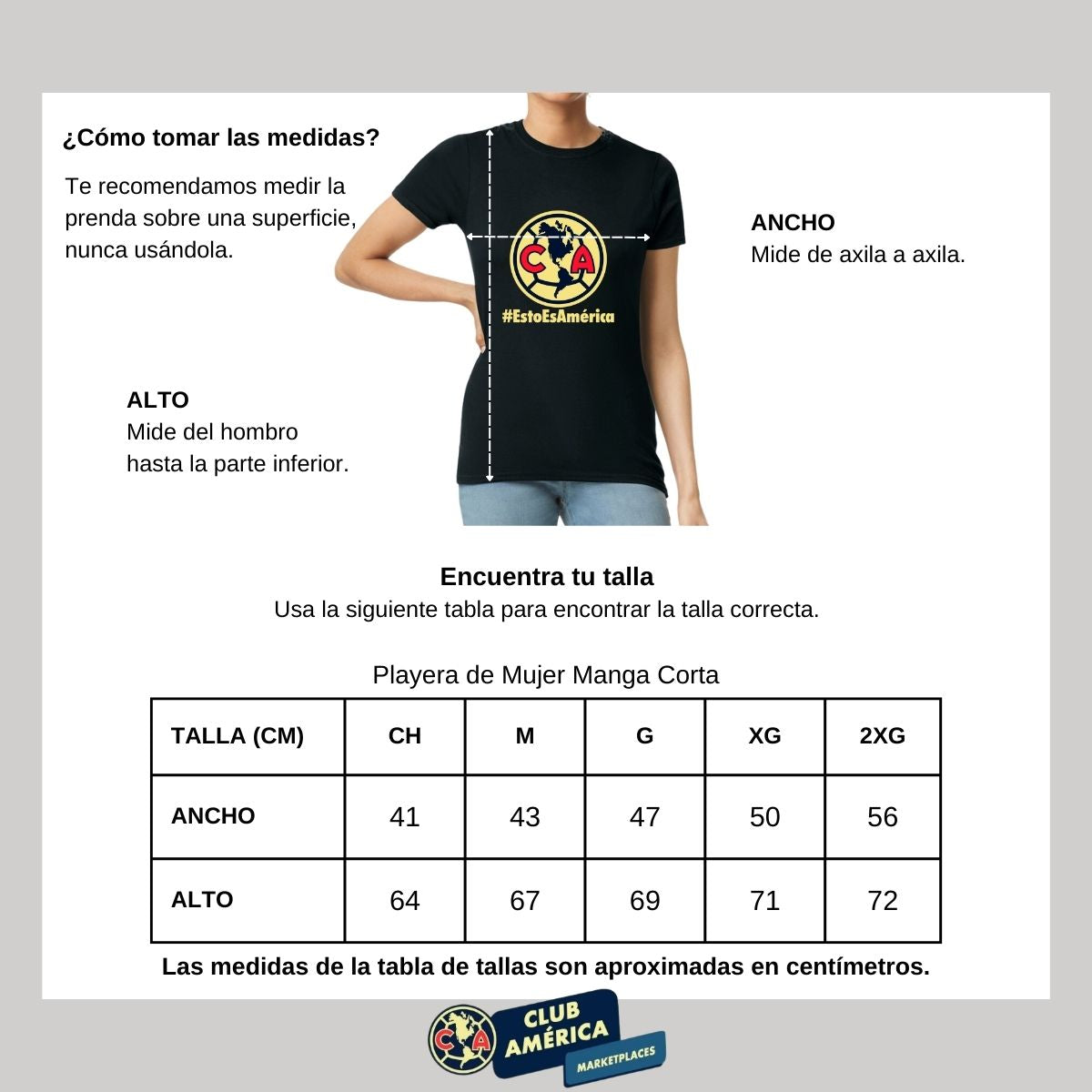 Playera Mujer América Esto es América