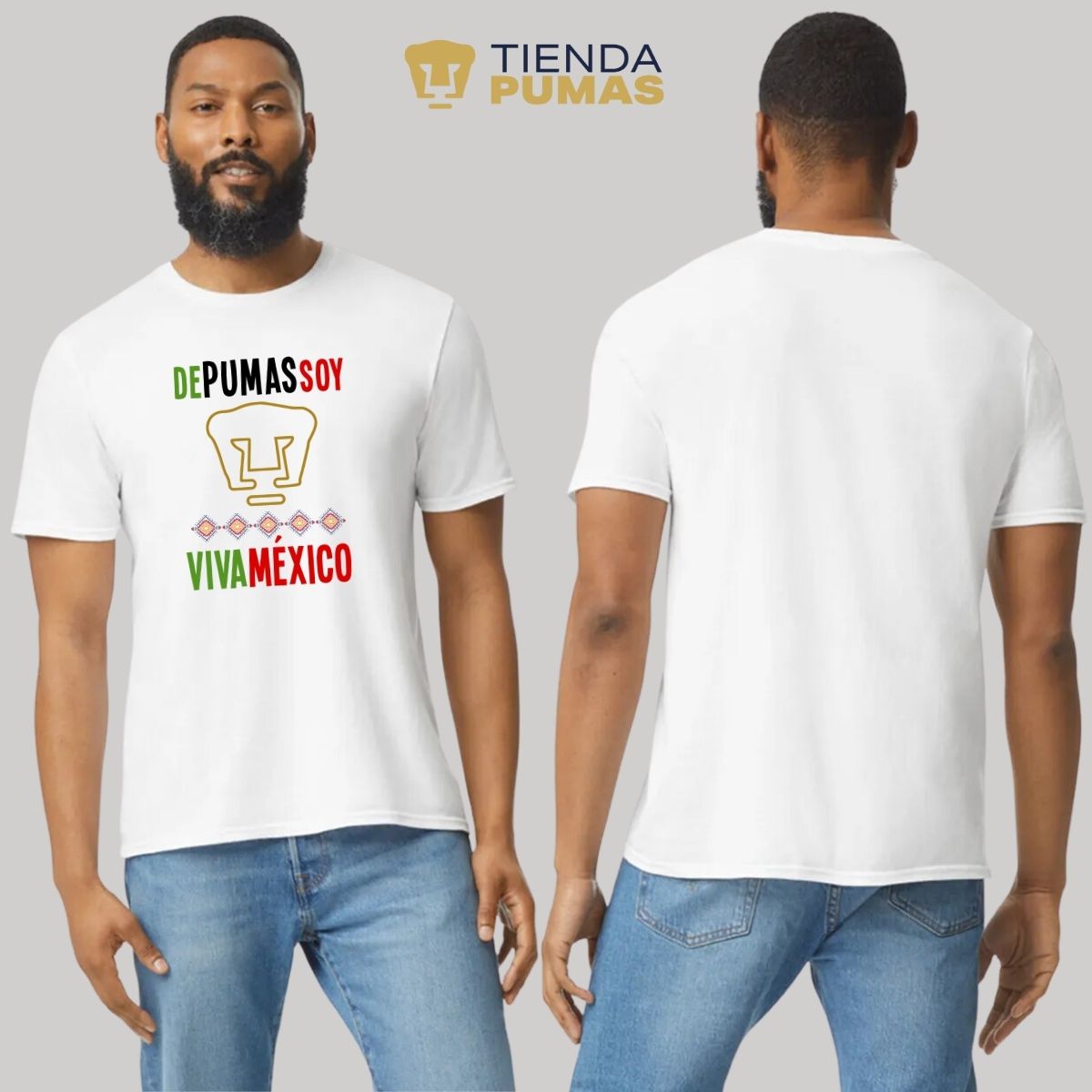 Playera Hombre Pumas Mes Patrio