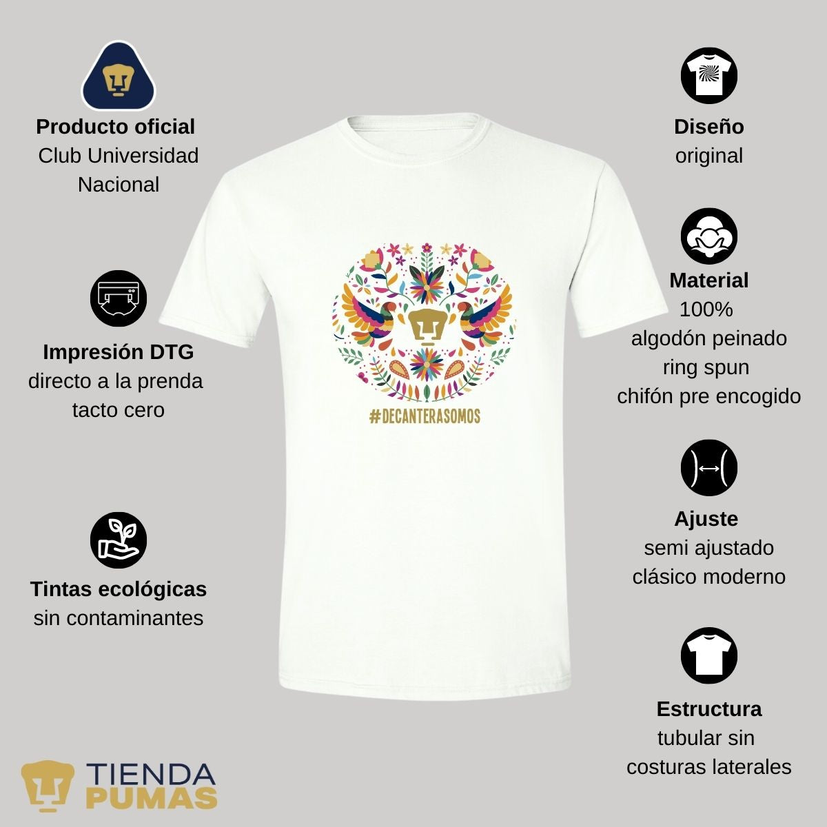 Playera Hombre Pumas Mes Patrio