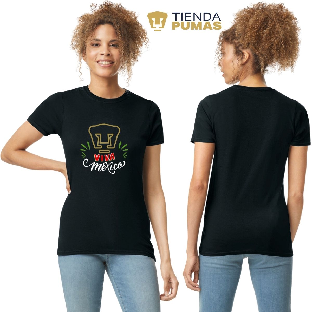 Playera Mujer Pumas  Mes Patrio