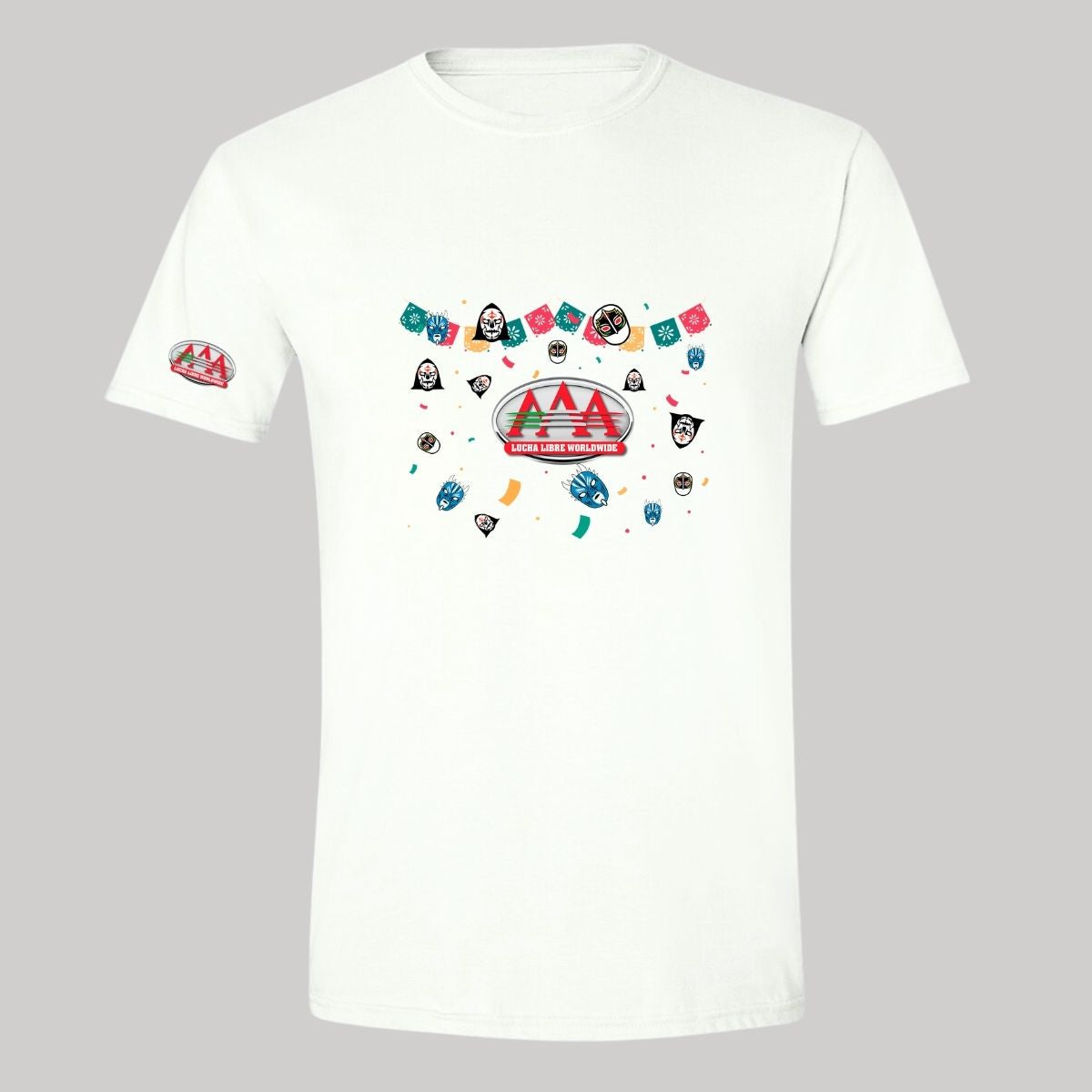 Playera Mexicana Hombre Lucha Libre AAA Luchadores