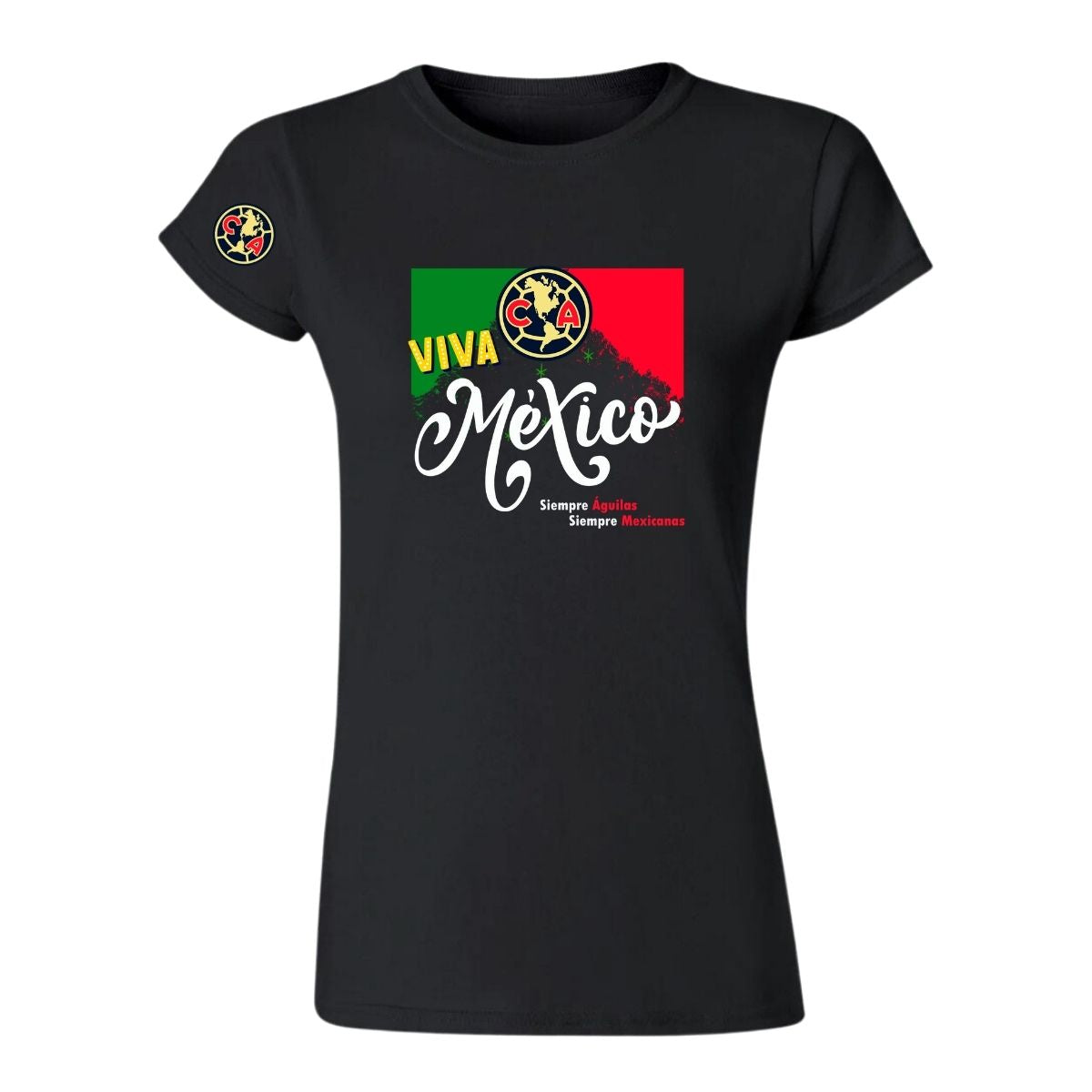 Playera Mexicana Mujer América Viva México