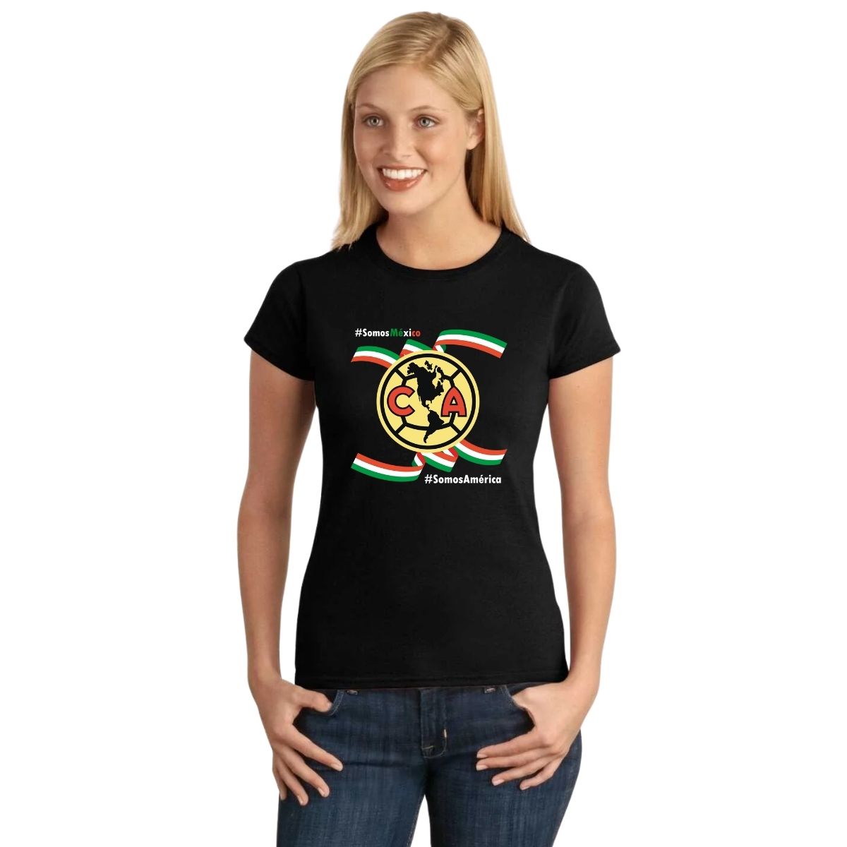 Playera Independencia Mujer América México