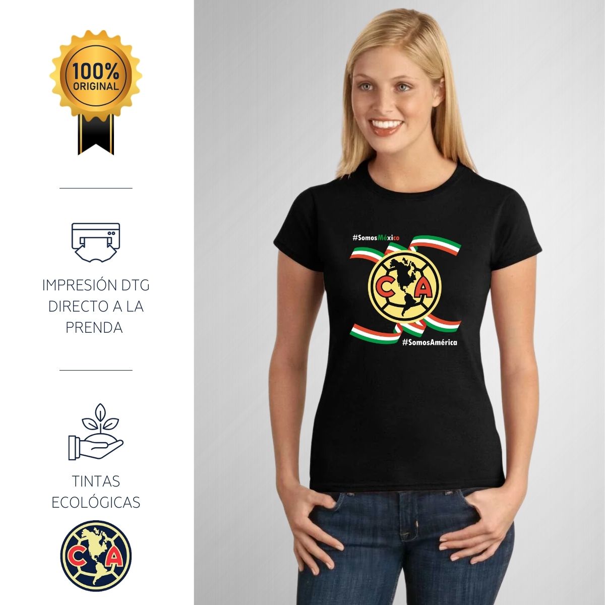 Playera Independencia Mujer América México