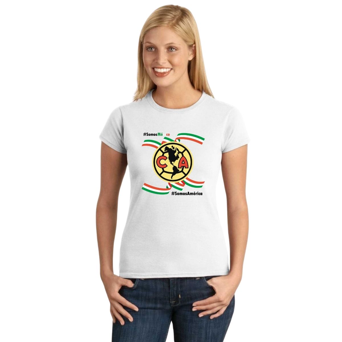 Playera Independencia Mujer América México
