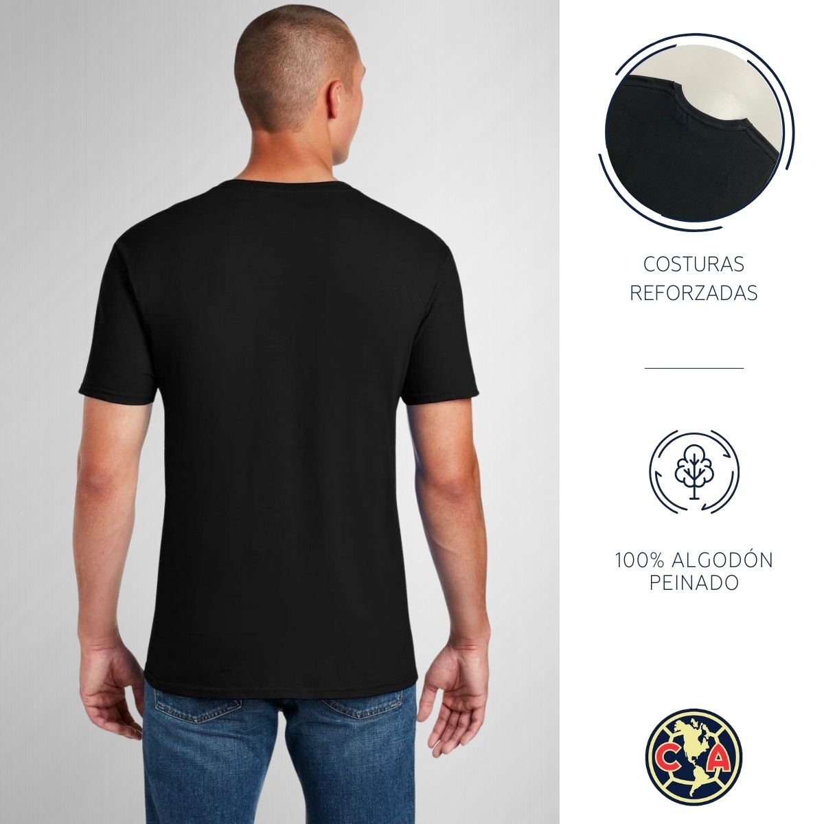 Playera Día de Muertos Hombre América Calavera