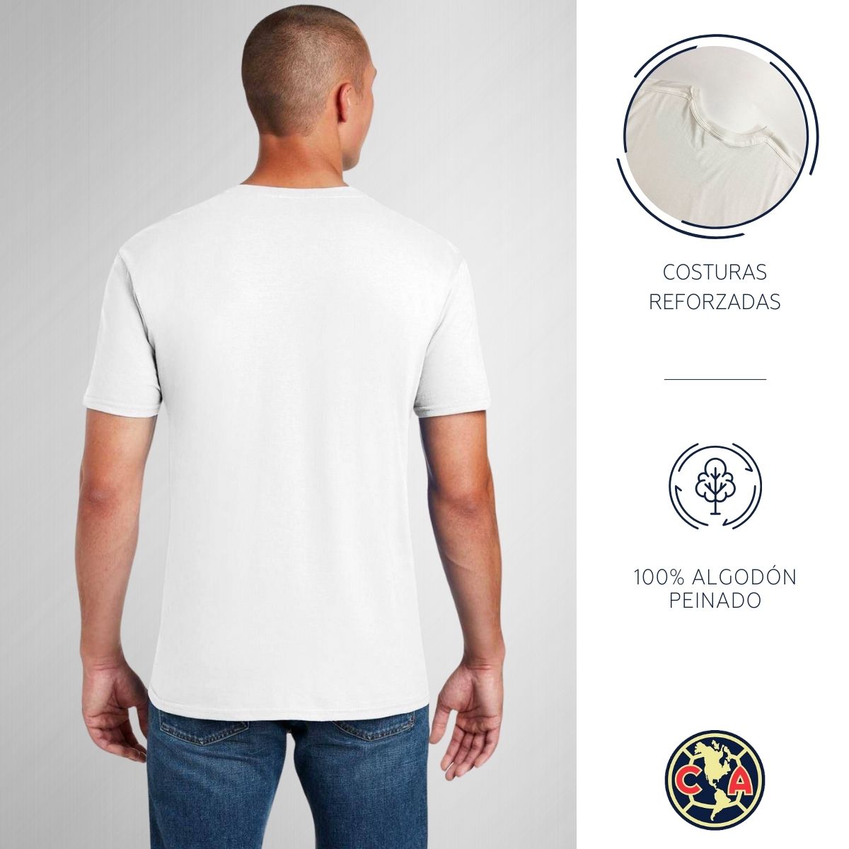 Playera Día de Muertos Hombre América Calavera