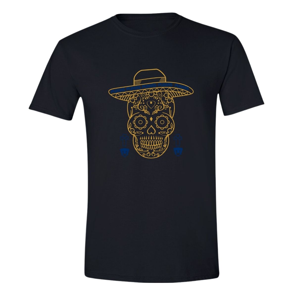 Playera Día de Muertos Hombre Pumas Calavera