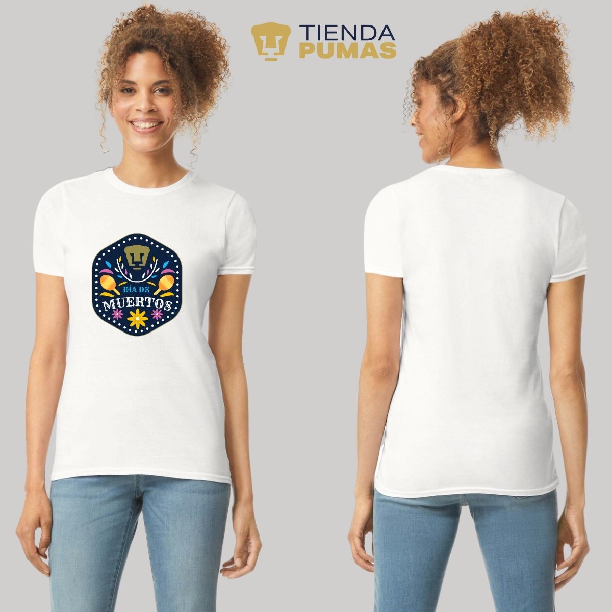 Playera Día de Muertos Mujer Pumas UNAM