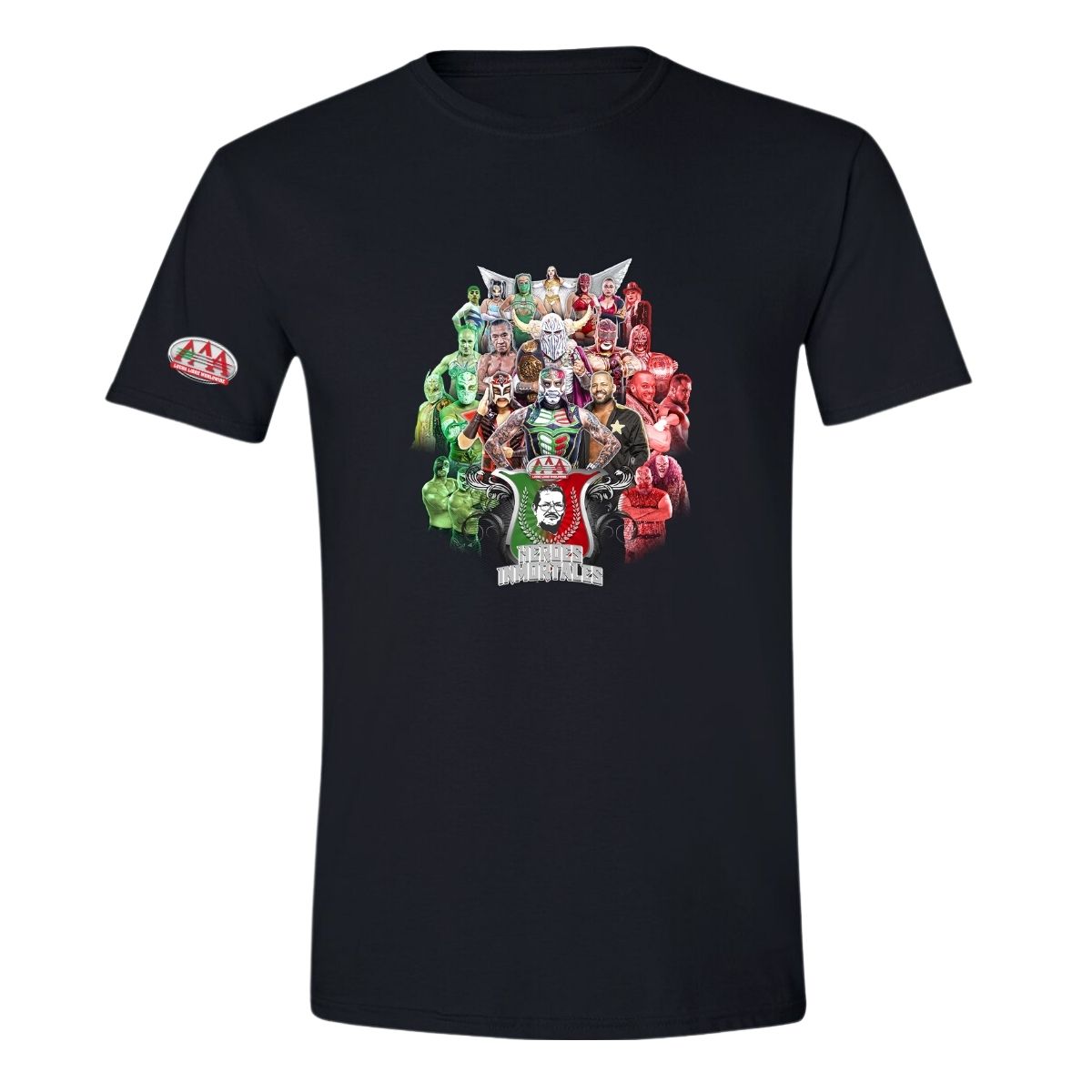 Playera Deportiva Hombre Lucha Libre AAA Héroes Inmortales