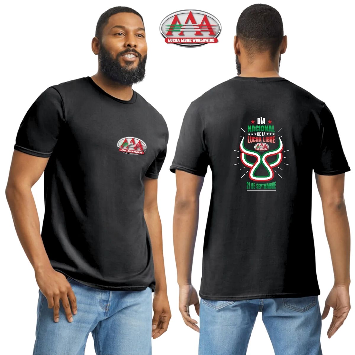 Jersey Playera Día Nacional Lucha Libre AAA Hombre México