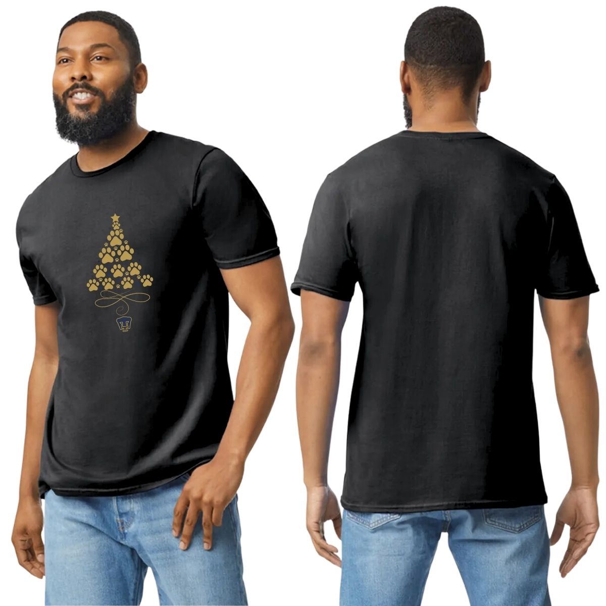 Playera Navideña Hombre Pumas UNAM Árbol