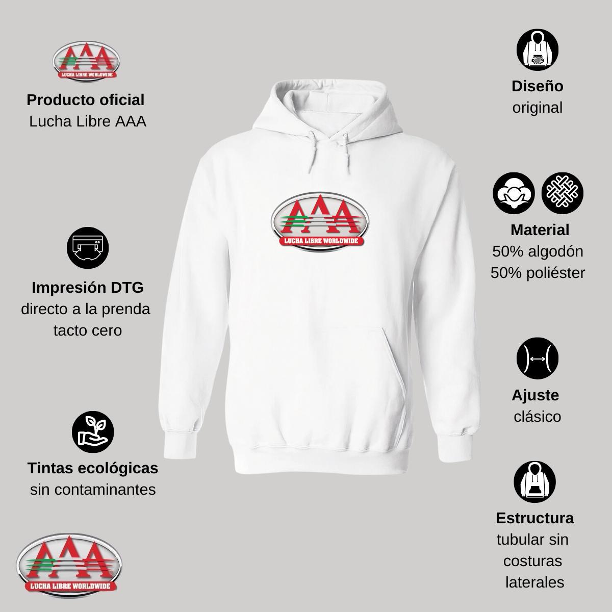 Sudadera Hombre Hoodies  Lucha Libre AAA Estilo AAA