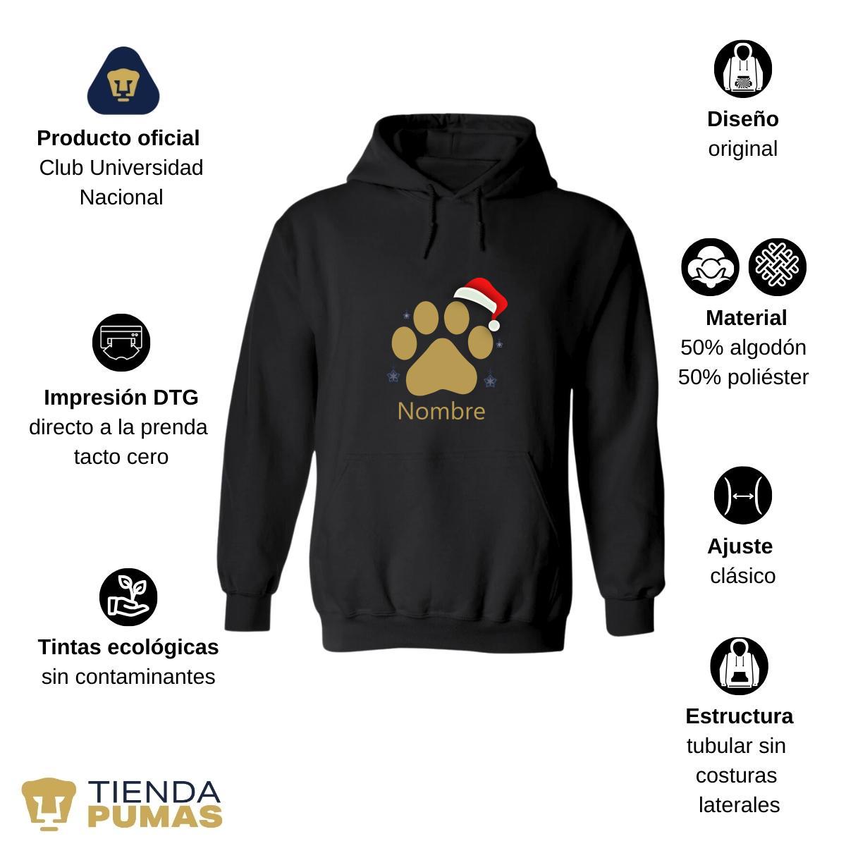 Sudadera Mujer Hoodie  Pumas UNAM Garra