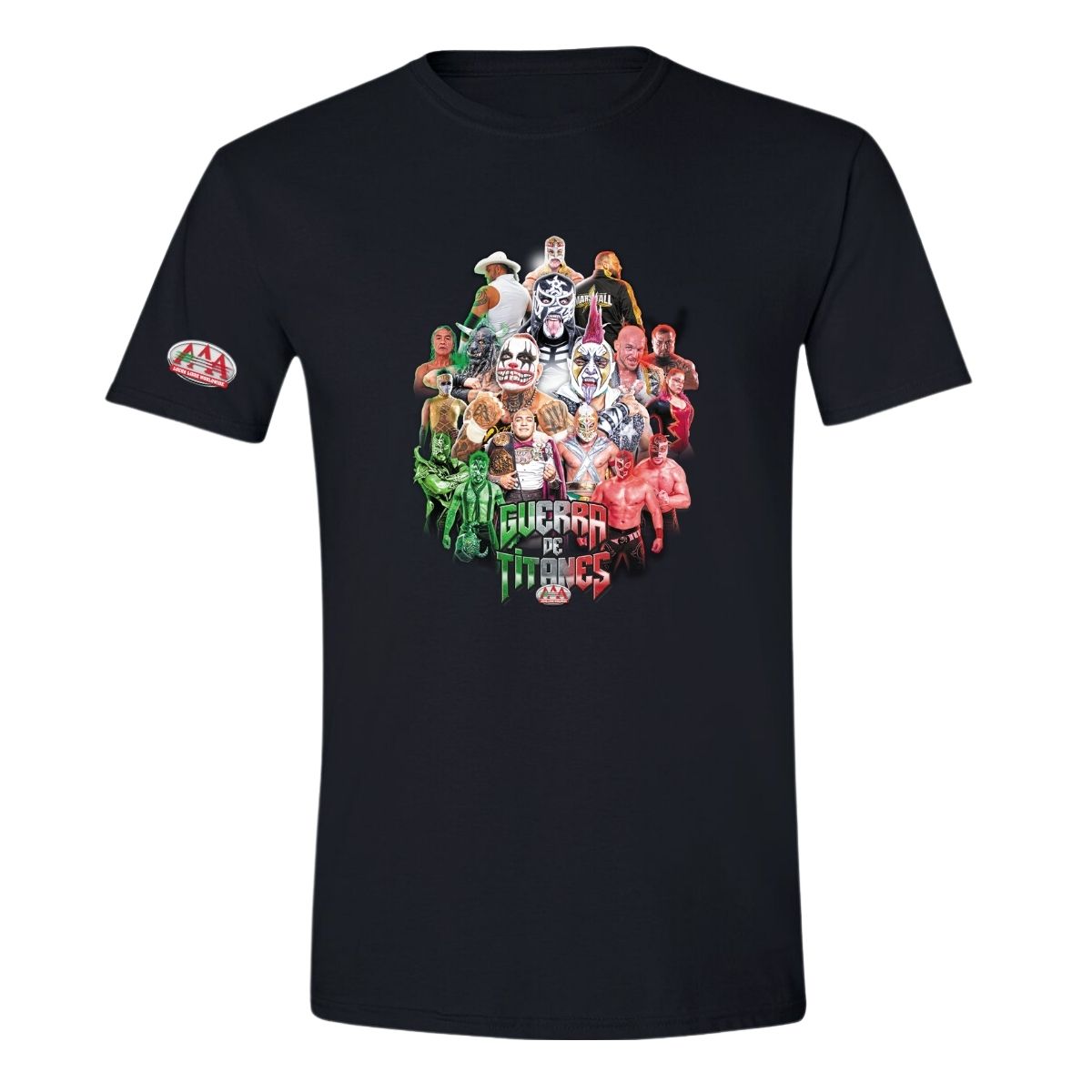 Playera Deportiva Hombre Lucha Libre AAA Guerra De Titanes