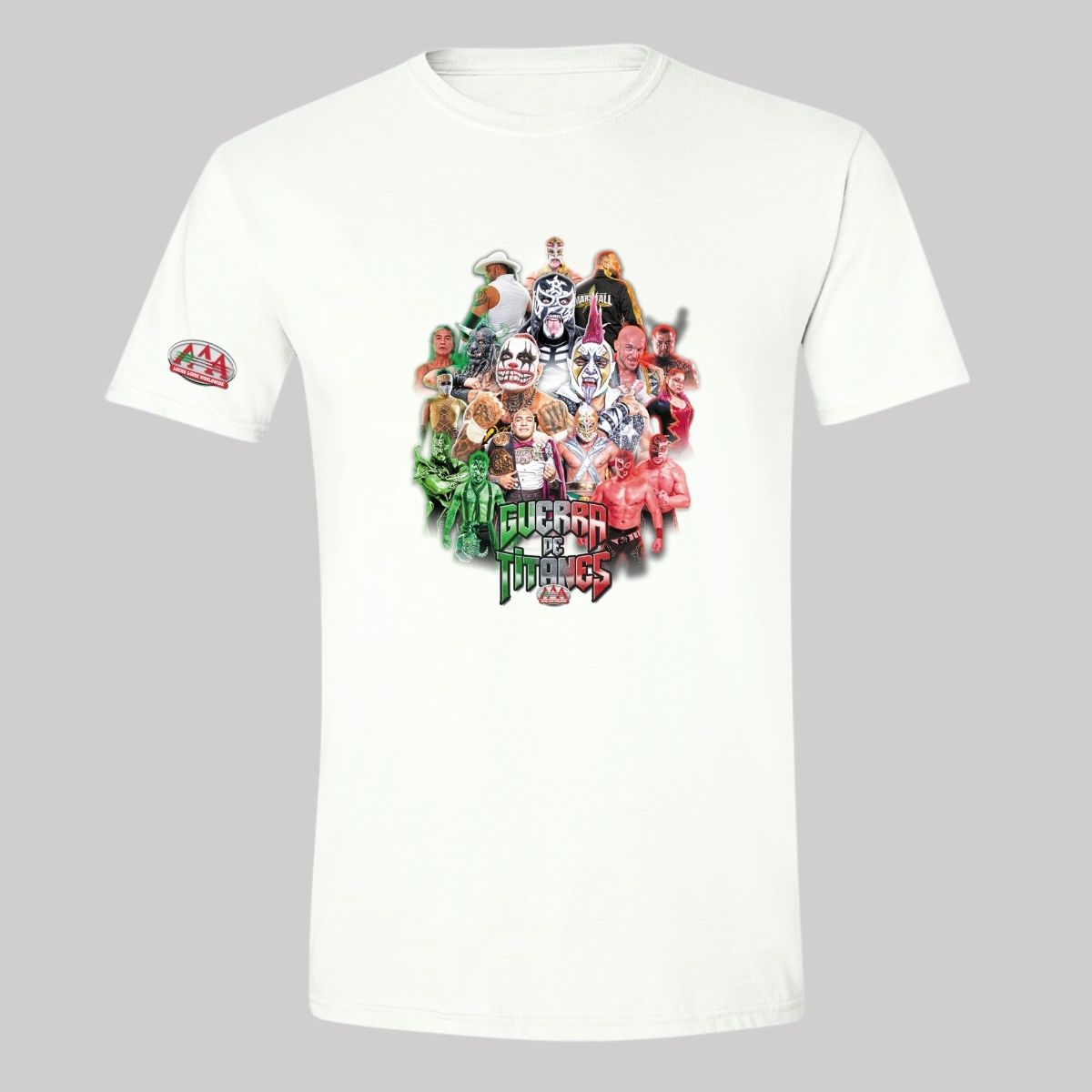 Playera Hombre Lucha Libre AAA Guerra De Titanes