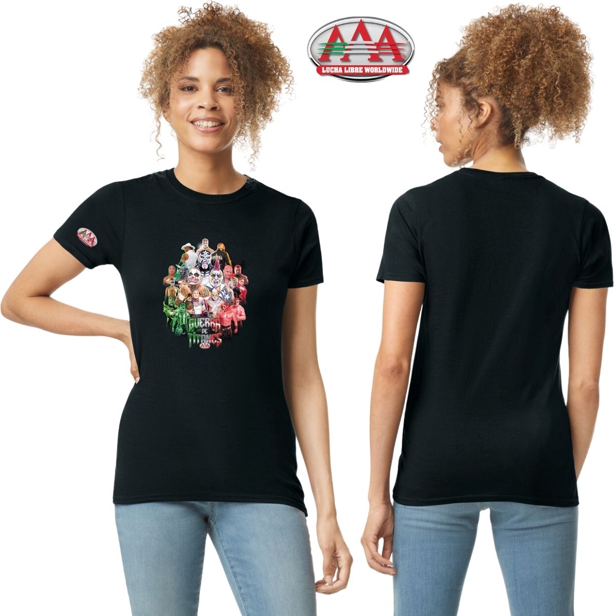 Playera Mujer Lucha Libre AAA Guerra De Titanes