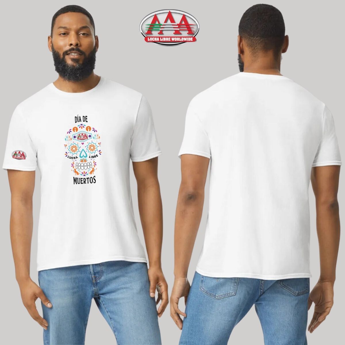 Jersey Playera Día de Muertos Lucha Libre AAA Hombre